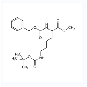S-2-(苄氧羰基氨基)-6-(叔丁氧羰基氨基)己酸甲酯,methyl N6-[(1,1-dimethylethoxy)carbonyl]-N2-[(phenylmethoxy)carbonyl]-L-lysinate