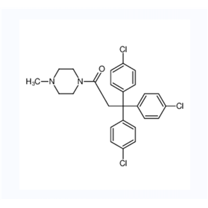 海涛林,3,3,3-tris(4-chlorophenyl)-1-(4-methylpiperazin-1-yl)propan-1-one