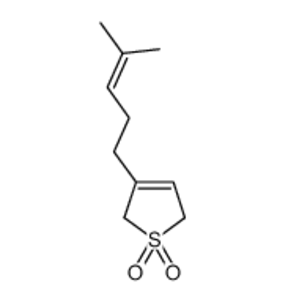 2,5-dihydro-3-(4-methyl-3-penten-1-yl)thiophene 1,1-dioxide,2,5-dihydro-3-(4-methyl-3-penten-1-yl)thiophene 1,1-dioxide