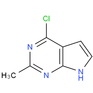 4-氯-2-甲基-1H-吡咯并[2,3-d]嘧啶,4-Chloro-2-methyl-1H-pyrrolo[2,3-d]pyrimidine