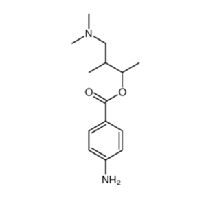 [4-(dimethylamino)-3-methylbutan-2-yl] 4-aminobenzoate,[4-(dimethylamino)-3-methylbutan-2-yl] 4-aminobenzoate