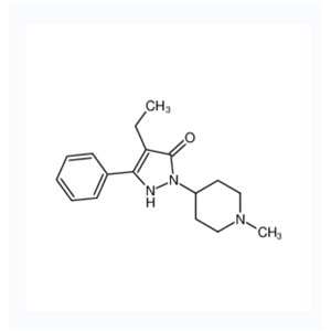 哌立酮,4-ethyl-2-(1-methylpiperidin-4-yl)-5-phenyl-1H-pyrazol-3-one