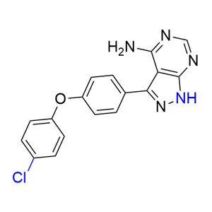 依鲁替尼杂质18,3-(4-(4-chlorophenoxy)phenyl)-1H-pyrazolo[3,4-d]pyrimidin-4-amine