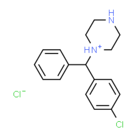 1-[(4-Chlorophenyl)(phenyl)methyl]piperazin-1-ium chloride,1-[(4-Chlorophenyl)(phenyl)methyl]piperazin-1-ium chloride