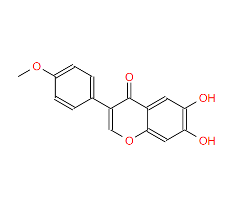 6,7-二羟基-4-甲氧基异黄酮,6,7-dihydroxy-3-(4-methoxyphenyl)chromen-4-one