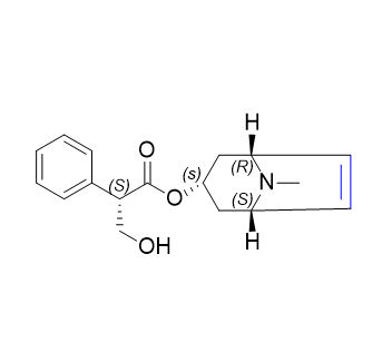 噻托溴铵杂质28,(1R,3s,5S)-8-methyl-8-azabicyclo[3.2.1]oct-6-en-3-yl (S)-3- hydroxy-2-phenylpropanoate