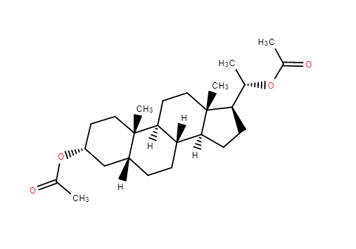 (20S)-5-beta-pregnane-3alpha,20-diol diacetate,(20S)-5-beta-pregnane-3alpha,20-diol diacetate