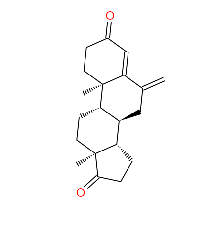 依西美坦中间体,(8R,9S,10R,13S,14S)-10,13-dimethyl-6-methylidene-1,2,7,8,9,11,12,14,15,16-decahydrocyclopenta[a]phenanthrene-3,17-dione