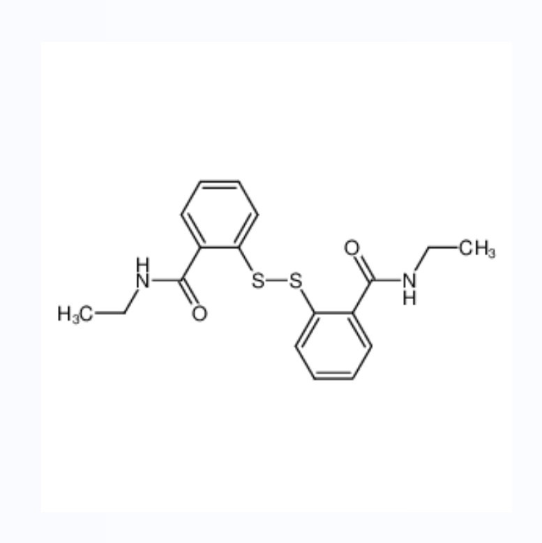 N-乙基-2-[2-(丙酰氨基)苯基]二巯基苯甲酰胺,bis[2-(N-ethylcarbamoyl)phenyl] disulfide