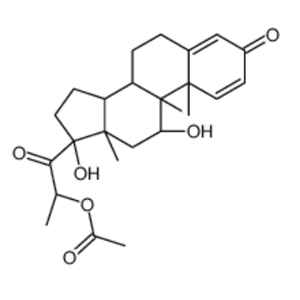 9-fluoro-11beta,17alpha-dihydroxy-17-(S)-lactoylandrosta-1,4-dien-3-one 17beta-acetate