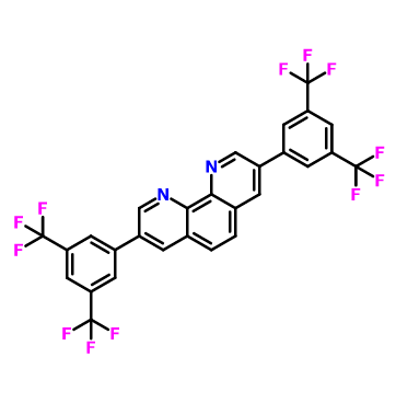 3,8-双[{3,5-双(三氟甲基)}苯基]-1,10-邻菲罗啉,3,8-Bis[{3,5-bis(trifluoromethyl)}phenyl]-1,10-phenanthroline