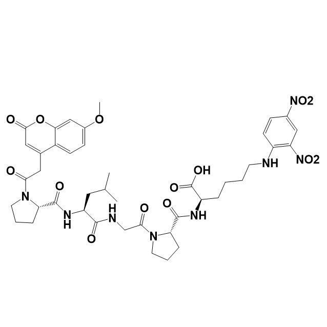 Mca-PLGP-d-K(Dnp)荧光底物多肽,Mca-Pro-Leu-Gly-Pro-D-Lys(Dnp)-OH