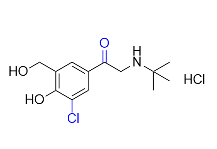 沙丁醇胺雜質(zhì)11,2-(tert-butylamino)-1-(3-chloro-4-hydroxy-5-(hydroxymethyl)phenyl)ethanone hydrochloride