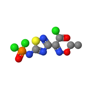 (Z)-5-[二氯亚膦酰氨基]-ALPHA-(乙氧基亚氨基)-1,2,4-噻二唑-3-乙酰氯,(Z)-5-[(Dichlorophosphinyl)aMino]-alpha-(ethoxyiMino)-1,2,4-thiadiazol-3-acetyl chloride or (alphaZ)-5-[(Dichlorophosphinyl)aMino]-alpha-(ethoxyiMino)-1,2,4-thiadiazol-3-acetyl chloride