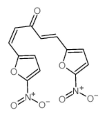 双(5-硝基-2-呋喃亚甲基)丙酮,1,4-Pentadien-3-one, 1,5-bis(5-nitro-2-furanyl)- (9CI)