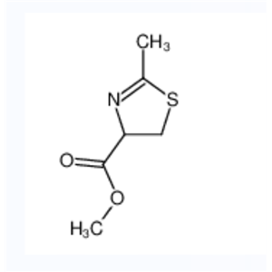 2-甲基-4,5-二氢-1,3-噻唑-4-羧酸甲酯,(4R)-4,5-dihydro-2-methyl-4-Thiazolecarboxylicacid,methyl ester