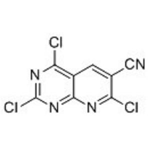 2,4,7-trichloropyrido[2,3-d]pyrimidine-6-carbonitrile