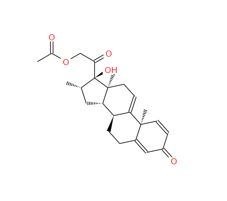 Pregna-1,4,9(11)-triene-3,20-dione, 21-(acetyloxy)-17-hydroxy-16-methyl-, (16β),Pregna-1,4,9(11)-triene-3,20-dione, 21-(acetyloxy)-17-hydroxy-16-methyl-, (16β)