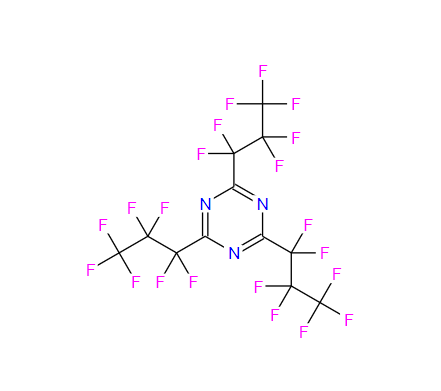 2,4,6-三(七氟丙基)-1,3,5-三嗪,2,4,6-tris(1,1,2,2,3,3,3-heptafluoropropyl)-1,3,5-triazine