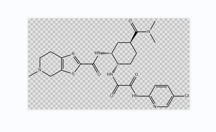 [N-(5-氯-2-吡啶基)-N'-[(1S,2R,4S)-4-[(二甲基氨基)甲酰基]-2-[[(4,5,6,7-四氢-5-甲基噻唑并[5,4-C]吡啶-2-基)甲酰]氨基]环己基]乙二酰胺],edoxaban