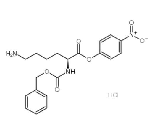Nα-ZL-赖氨酸4-硝基苯酯盐酸盐,(4-nitrophenyl) (2S)-6-amino-2-(phenylmethoxycarbonylamino)hexanoate,hydrochloride