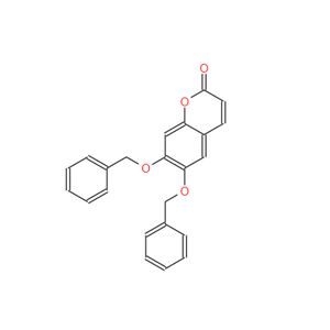 七叶亭二苄醚,6,7-bis(phenylmethoxy)chromen-2-one