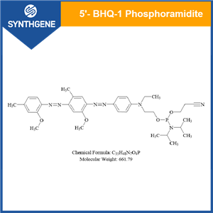 4'-(2-Nitro-4-toluyldiazo)-2'-methoxy-5'-methy1-azobenzene 4?±(N-ethy)-N-ethy1-2- cyanoethy1-N, N-diisopropy1)-phosphoramidite