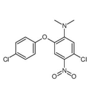 5-chloro-2-(4-chlorophenoxy)-N,N-dimethyl-4-nitroaniline