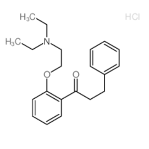 1-Propanone,1-[2-[2-(diethylamino)ethoxy]phenyl]-3-phenyl-, hydrochloride (9CI)