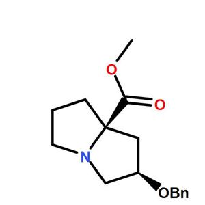 methyl (2R,7aR)-2-(benzyloxy)tetrahydro-1H-pyrrolizine-7a(5H)-carboxylate