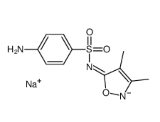 sodium N-(3,4-dimethylisoxazol-5-yl)sulphanilamidate,sodium N-(3,4-dimethylisoxazol-5-yl)sulphanilamidate