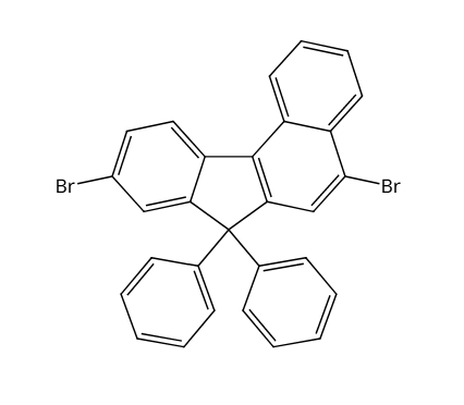 5,9-二溴-7,7-二苯基-7H-苯并[c]芴,5,9-Dibromo-7,7-diphenyl-7H-benzo[c]fluorene