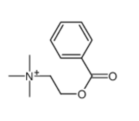 2-benzoyloxyethyl(trimethyl)azanium,2-benzoyloxyethyl(trimethyl)azanium