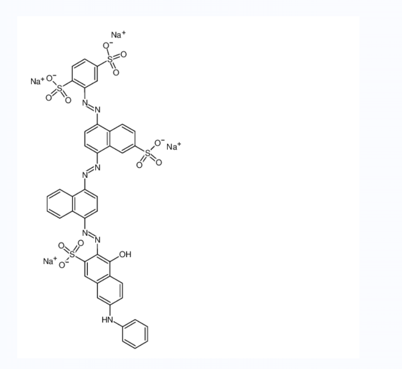 直接耐晒蓝L4G,tetrasodium,2-[[4-[[4-[(2Z)-2-(6-anilino-2-oxo-3-sulfonatonaphthalen-1-ylidene)hydrazinyl]naphthalen-1-yl]diazenyl]-6-sulfonatonaphthalen-1-yl]diazenyl]benzene-1,4-disulfonate