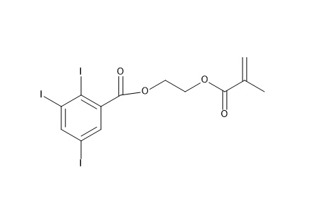 2-(2',3',5'-triiodobenzoyl)ethyl methacrylate,2-(2',3',5'-triiodobenzoyl)ethyl methacrylate