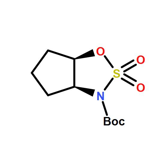 tert-butyl (3aS,6aR)-tetrahydrocyclopenta[d][1,2,3]oxathiazole-3(3aH)-carboxylate 2,2-dioxide