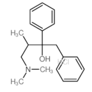 Benzeneethanol, a-[2-(dimethylamino)-1-methylethyl]-a-phenyl-, hydrochloride (1:1)