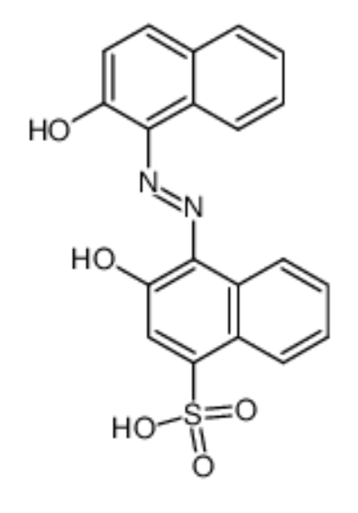 3-hydroxy-4-[(2-hydroxynaphthyl)azo]naphthalene-1-sulphonic acid,3-hydroxy-4-[(2-hydroxynaphthyl)azo]naphthalene-1-sulphonic acid