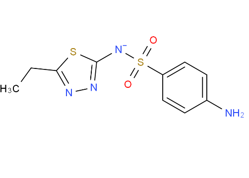 磺胺乙二唑,Sulfanilamide, N1-(5-ethyl-1,3,4-thiadiazol-2-yl)-, monosodium salt