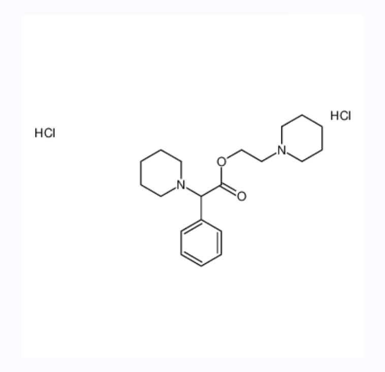 1-(Alpha-(2-哌啶乙氧基羰基)芐基)氯化哌啶,2-piperidin-1-ylethyl 2-phenyl-2-piperidin-1-ylacetate,dihydrochloride