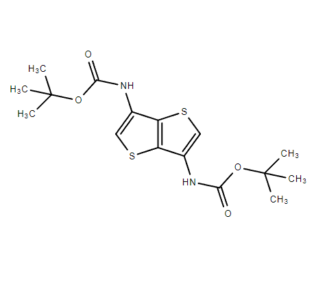 di-tert-butyl thieno[3,2-b]thiophene-3,6-diyldicarbamate,di-tert-butyl thieno[3,2-b]thiophene-3,6-diyldicarbamate