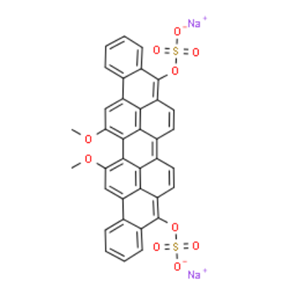 可溶性还原绿1,disodium 16,17-dimethoxyanthra[9,1,2-cde]benzo[rst]pentaphene-5,10-diyl bis(sulphate)