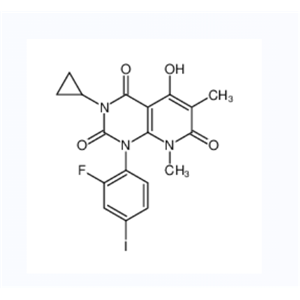 曲美替尼中间体,3-cyclopropyl-1-(2-fluoro-4-iodophenyl)-5-hydroxy-6,8-diMethylpyrido[2,3-d]pyriMidine-2,4,7(1H,3H,8H)-trione