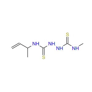 美他硫脲,1-but-3-en-2-yl-3-(methylcarbamothioylamino)thiourea