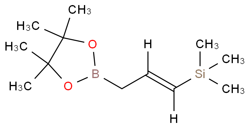 (E)-三甲基(3-(4,4,5,5-四甲基-1,3,2-二氧硼杂环戊烷-2-基)丙-1-烯-1-基)硅烷,(E)-Trimethyl(3-(4,4,5,5-tetramethyl-1,3,2-dioxaborolan-2-yl)prop-1-en-1-yl)silane