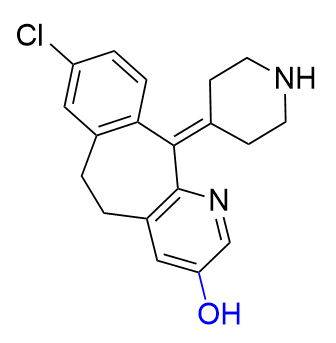 地氯雷他定雜質(zhì)09,8-chloro-11-(piperidin-4-ylidene)-6,11-dihydro-5H-benzo[5,6]cyclohepta[1,2-b]pyridin-3-ol