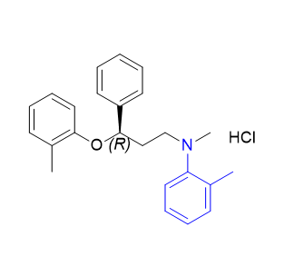 托莫西汀杂质13,(R)-N,2-dimethyl-N-(3-phenyl-3-(o-tolyloxy)propyl)aniline hydrochloride