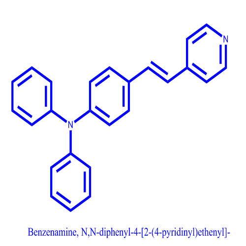 Benzenamine, N,N-diphenyl-4-[2-(4-pyridinyl)ethenyl]-,Benzenamine, N,N-diphenyl-4-[2-(4-pyridinyl)ethenyl]-