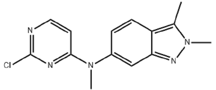 N-(2-氯嘧啶-4-基)-N-甲基-2,3-二甲基-2H-吲唑-6-胺ne,N-(2-chloropyriMidin-4-yl)-N,2,3-triMethyl-2H-indazol-6-aMine