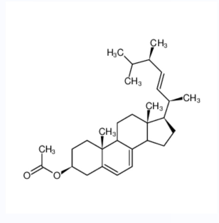 (3b,22E)-麦角甾-5,7,22-三烯-3b-醇 3-乙酸酯,Ergosterol Acetate